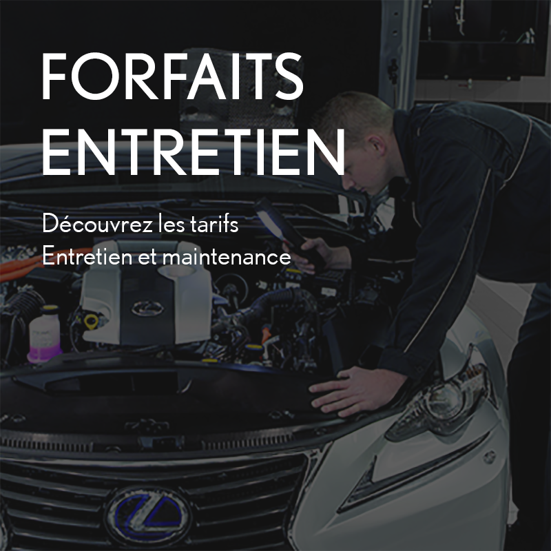 FORFAITS ENTRETIEN